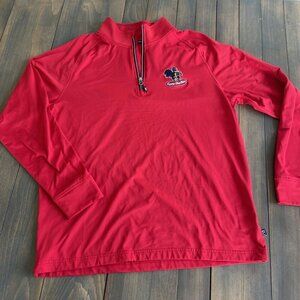 Men's Cutter & Buck Red Delaware Fightin' Blue Hens Adapt Eco Knit Size M (N8)